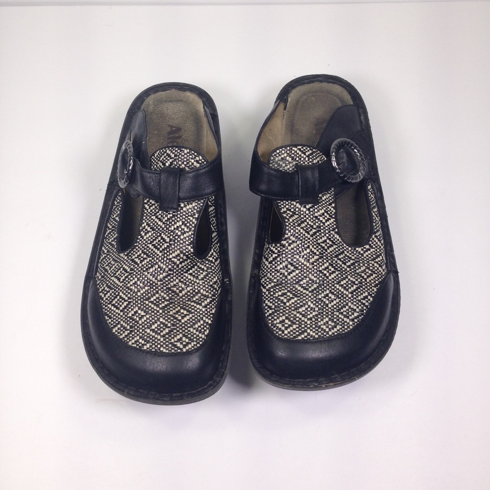 ALEGRIA Patent Leather Mules Ladies Sz38/ 7.5-8 - Picture 2 of 6